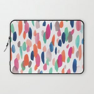 Watercolor Dashes Computer Cover by Steve Haskamp - Laptop Sleeve - 13"