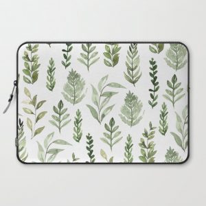 Watercolor leaves Computer Cover by Inna Moreva - Laptop Sleeve - 15"