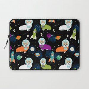 Welsh Corgi outer space cadet space camp rockets astronaut dog breed corgis gifts Computer Cover by PetFriendly - Laptop Sleeve - 13"