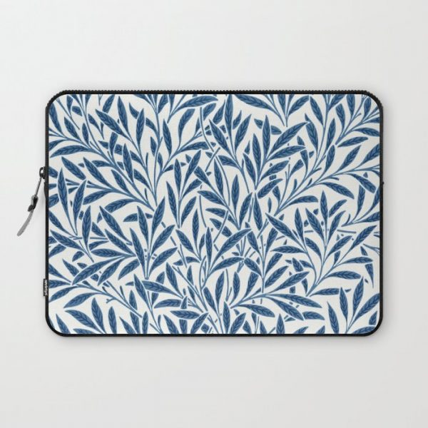 William Morris Navy Blue Botanical Pattern 9 Computer Cover by Paper Words - Laptop Sleeve - 13"