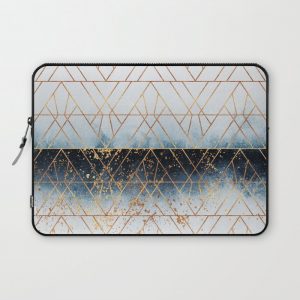 Winter Blue Geo Computer Cover by Elisabeth Fredriksson - Laptop Sleeve - 13"