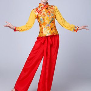 Women Chinese Costumes Asian Carnival Costumes Tang Suit Dance Costume