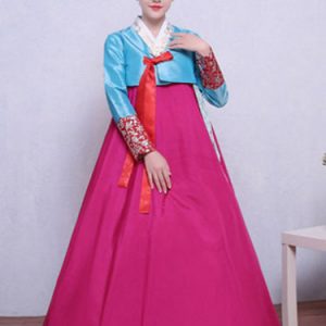 Women Korean Costume Hanbok Halloween Asian Costume