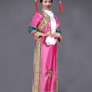 Women's Chinese Costume Halloween Qing Dynasty Princess Fancy Dress