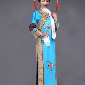 Women's Chinese Costume Halloween Qing Dynasty Princess Fancy Dress