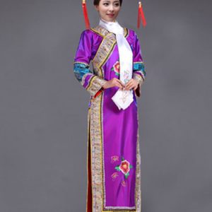 Women's Chinese Costume Halloween Qing Dynasty Princess Fancy Dress