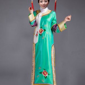 Women's Chinese Costume Halloween Qing Dynasty Princess Fancy Dress