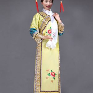 Women's Chinese Costume Halloween Qing Dynasty Princess Fancy Dress