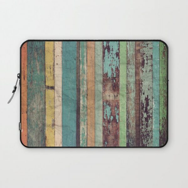 Wooden Vintage Computer Cover by Patterns and Textures - Laptop Sleeve - 13"