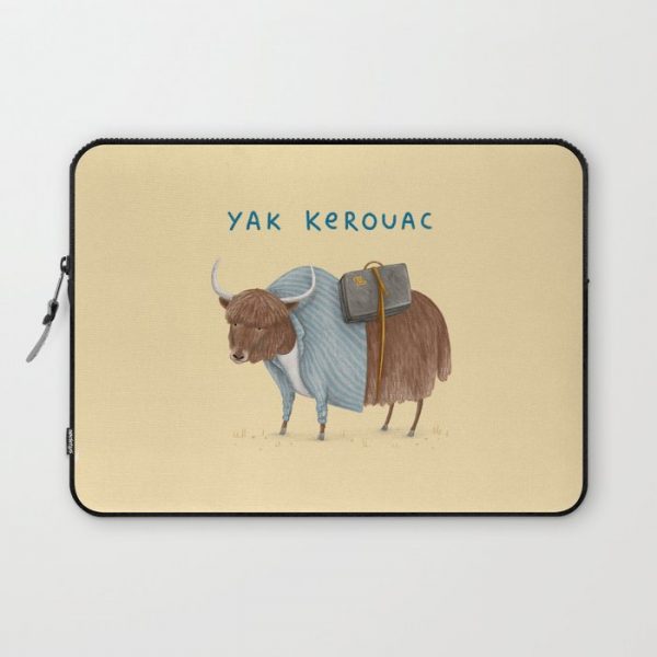 Yak Kerouac Computer Cover by Sophie Corrigan - Laptop Sleeve - 13"