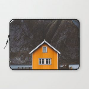 Yellow Cabin Computer Cover by Damon Beckford Photography - Laptop Sleeve - 13"