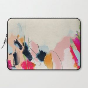 abstract art Computer Cover by lalunetricotee - Laptop Sleeve - 15"