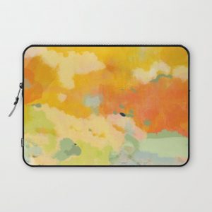 abstract spring sun Computer Cover by lalunetricotee - Laptop Sleeve - 13"