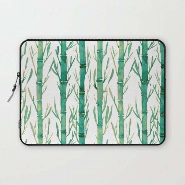 bamboo pattern Computer Cover by franciscomffonseca - Laptop Sleeve - 13"