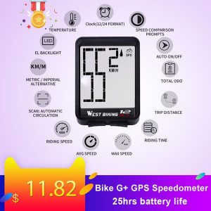 bike computer g+ wireless gps speedometer waterproof road bike mtb bicycles backlight bt ant+ with cadence cycling computers