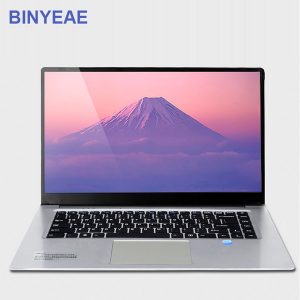 binyeae lap15.6 inch 6gb ram 128gb 256gb 512gb ssd ultrabook gaming lap intel j3455 win10 os notebook computer