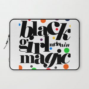 black girl melanin magic! Computer Cover by ALEGNA ART ORIGINALS - Laptop Sleeve - 13"