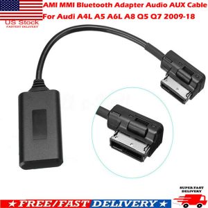 bluetooth audio line for the audi ami ami mmi bluetooth adapter audio aux cable for car audi a4l a5 a6l a8 q5 q7 2009-18