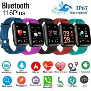 bluetooth bracelet smart watch blood pressure heartrate monitor fitness trackers sport smartwatch for ios android samsung