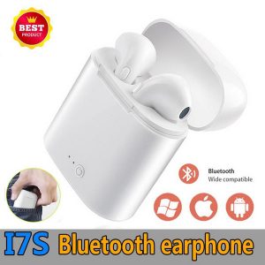 bluetooth headphones i7 i7s tws twins air earbuds pods mini wireless earphones headset with mic stereo v4.2 for android with retail box