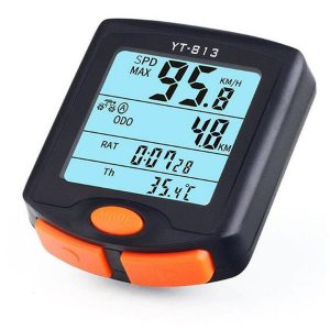 bogeer waterproof bicycle computer wired mtb bike cycling odometer satch speedometer watch led digital speed meter yt-813