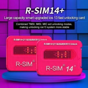 brand new original rsim 14+ the latest version rsim unlocking card rsim 14+ for all iphone ios 13 auto-unlocking 4g lte