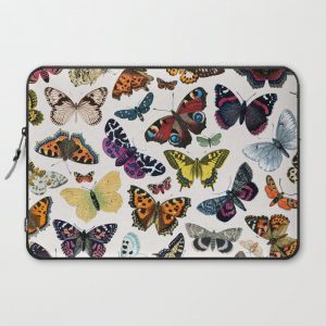 butterfly pattern Computer Cover by annie marie designs - Laptop Sleeve - 15"