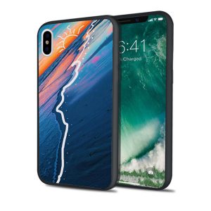 capa luxury beach sunset case for iphone 11 pro xs max xr 8 7 6s plus 5s se 5 case soft silicone cover.