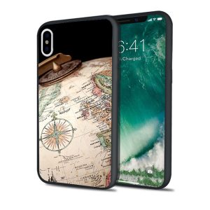 capa luxury travel map art case for iphone 11 pro xs max xr 8 7 6s plus 5s se 5 case soft silicone cover.