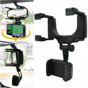 car rearview mirror mount holder mobile phone holders stands for cell phone gps universal 180°