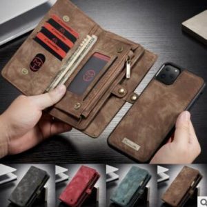 case for iphone 11 luxury designer leather multi-function phone wallet case for iphone x xr xs max 7 8 back cover case for galaxy note 10 s9