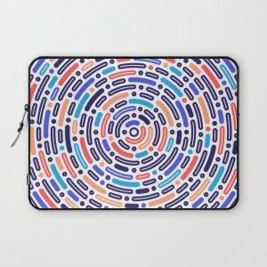 circular pattern Computer Cover by no eye deer - Laptop Sleeve - 13"