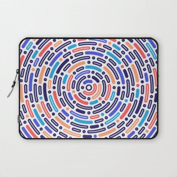 circular pattern Computer Cover by no eye deer - Laptop Sleeve - 13"