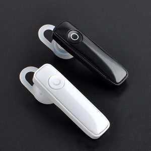 classic black and white style stereo headset bluetooth earphone headphone mini business wireless handuniversal phone with retail