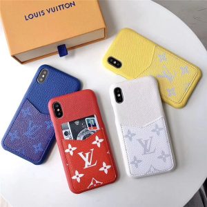 classic monogram phone cases for iphone 11 pro max for iphone xs max/xr x 8/7 plus back cover with card slot gifts