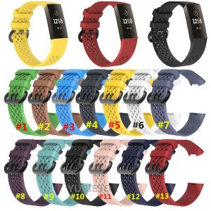 colorful band for fitbit charge 3 sport silicone band wrist strap for fitbit charge3 bracelet smart wristband smart accessories