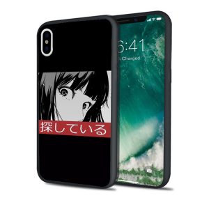 coque aesthetic anime girl case for iphone 11 pro xs max xr 8 7 6s plus 5s se 5 case soft silicone cover.