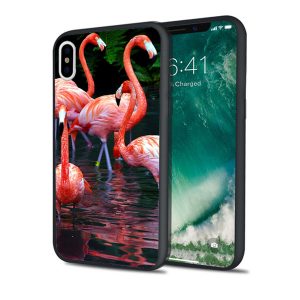 coque luxury orange flamingo case for iphone 11 pro xs max xr 8 7 6s plus 5s se 5 case soft silicone cover.