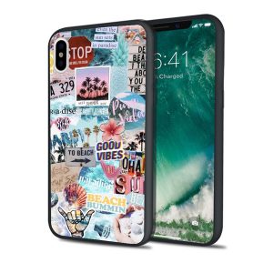 coque luxury summer good vibes case for iphone 11 pro xs max xr 8 7 6s plus 5s se 5 case soft silicone cover.