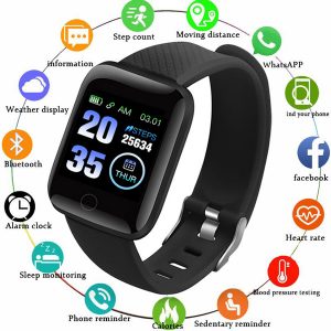 d13 smart watch men blood pressure waterproof 116 smartwatch women heart rate monitor fitness watch sport for android ios