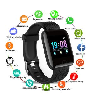 d13 smart watches 116 plus heart rate watch smart wristband sports watches smart band waterproof smartwatch android with retail packaging