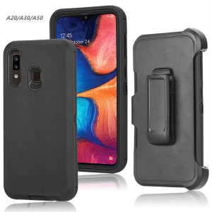 defender case for samsung galaxy a20 a30 a50 lg aristo4 plus alcatel 3v 2019 tough protection belt clip combo holster cover screen protector