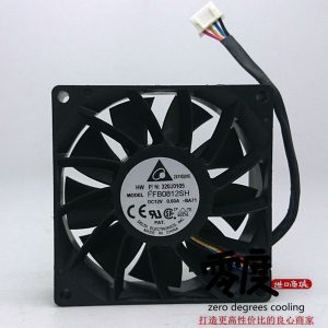 delta 8cm12v80250.60a computer server cabinet power supply high speed fan ffb0812sh