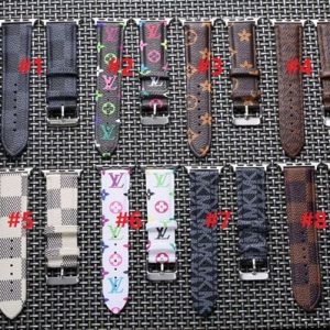 designer apple watch leather band 42mm 38mm 40mm 44mm sell adjustable wrist strap for iwatch 4 3 2 1 straps replacement