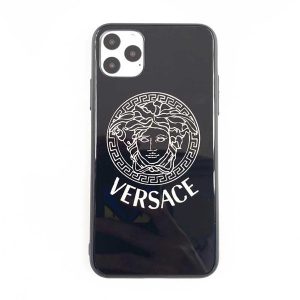 designer phone case for iphone 11/11pro/11pro max fashion black protective rear cover luxury anti-fall case wholasale