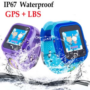 df27 ip67 waterproof children baby gps swim phone smart watch sos call location device tracker kids safe anti-lost monitor