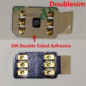 dhl 3m adhesive unlock card with auto pop-up menu for ip 6-xr ios 13.x double-sim turbo sim