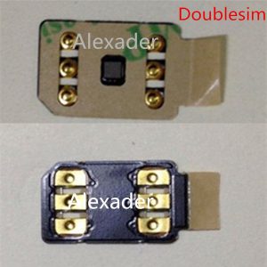 dhl 3m double sided adhesive double-sim unlock card with auto pop-up menu for iphone 6 6s 7 8 x xs xr xsmax