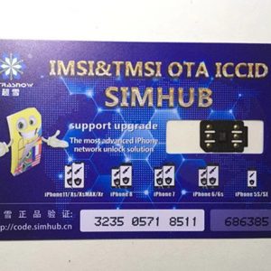 dhl new original chinasnow hicardsim v1.37 for ip6-xs (type-a) with iccid & mcc & tmsi mode unlock sim card turbo sim gevey