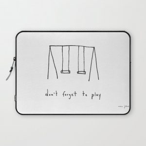 don't forget to play Computer Cover by Marc Johns - Laptop Sleeve - 13"